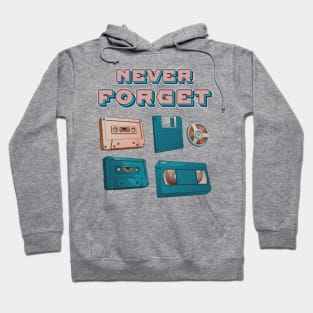 NEVER FORGET 80S AUDIO MUSIC MOVIE SETS Hoodie